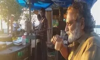 വിട്ടുപേരിന്​ മുന്നിലെ സ്രായിൽ തിരഞ്ഞ്​ നടന്‍ ജോയ് മാത്യു സ്രായിക്കടവിലെത്തി