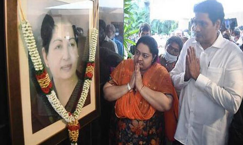 ജയലളിതയുടെ വേദനിലയം വസതി ദീപ, ദീപക്​ എന്നിവർക്ക്​ ​കൈമാറി