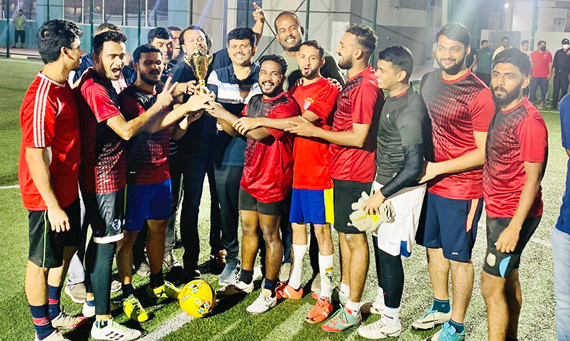 ശാ​ന്ത​പു​രം എ​ഫ്.​സി ജേ​താ​ക്ക​ൾ