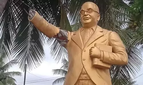 Ambedkar statue vandalised