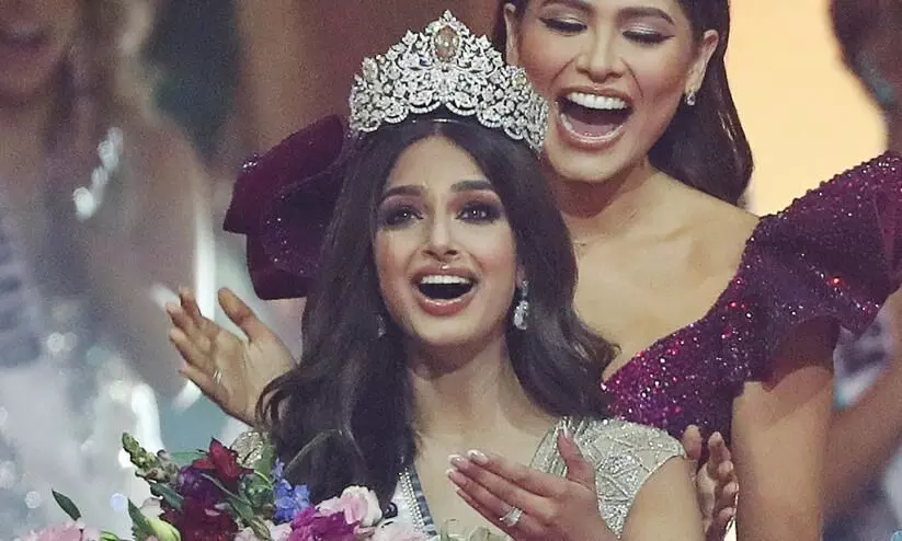 21 വർഷത്തിന്​ ശേഷം വിശ്വസുന്ദരി പട്ടം ഇന്ത്യയിലേക്ക്​; ഹർനാസ്​ സന്ധുവിന്​ കിരീടം