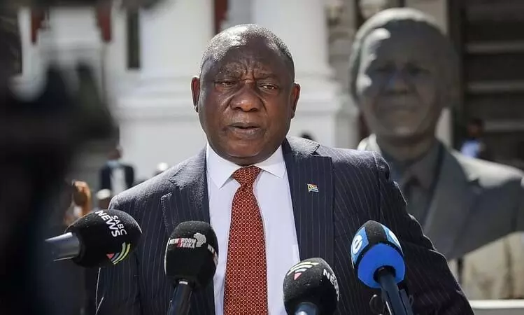 സൗത്ത് ആഫ്രിക്കൻ പ്രസിഡന്റ് സിറിൽ റമാഫോസക്ക് കോവിവിഡ് സൗത്ത് ആഫ്രിക്കൻ പ്രസിഡന്റ് സിറിൽ റമാഫോസക്ക് കോവിവിഡ്