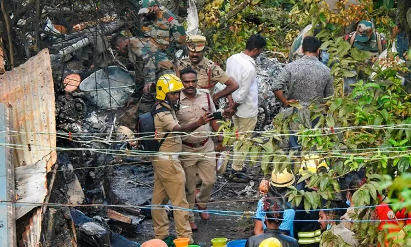 കോപ്​ടർ അപകടം: രക്ഷകരായ നഞ്ചപ്പസത്രം കോളനി വ്യോമസേന ദത്തെടുക്കും