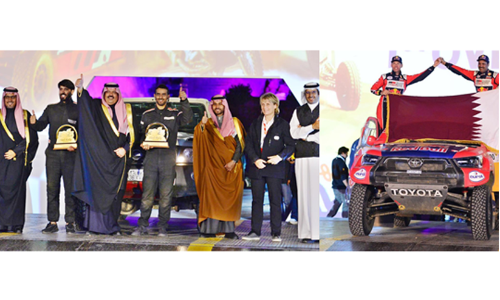 ഹാ​ഇ​ൽ ടൊ​യോ​ട്ട അ​ന്താ​രാ​ഷ്​​​​ട്ര റാ​ലി:   നാ​സ​ർ അ​ൽ​അ​ത്വി​യ​ക്ക്​ കി​രീ​ടം