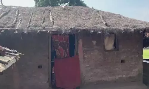 Tribals get houses with MUD walls in PM scheme Tribals get houses with MUD walls in PM scheme