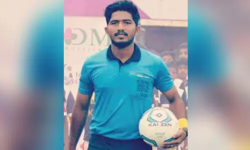 കളിക്കളത്തിൽ ഷൈബി​െൻറ വിസിൽ മുഴക്കം: ഗ്രാമത്തിന് അഭിമാനം