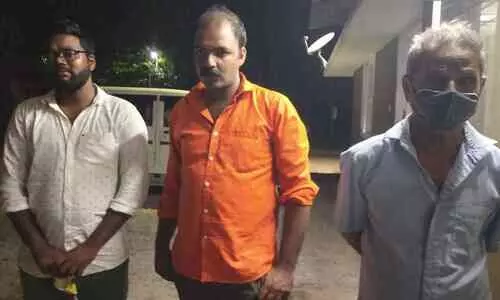 പാചകവാതക സിലിണ്ടർ മോഷ്ടിക്കുന്ന മൂന്നംഗ സംഘം പിടിയിൽ