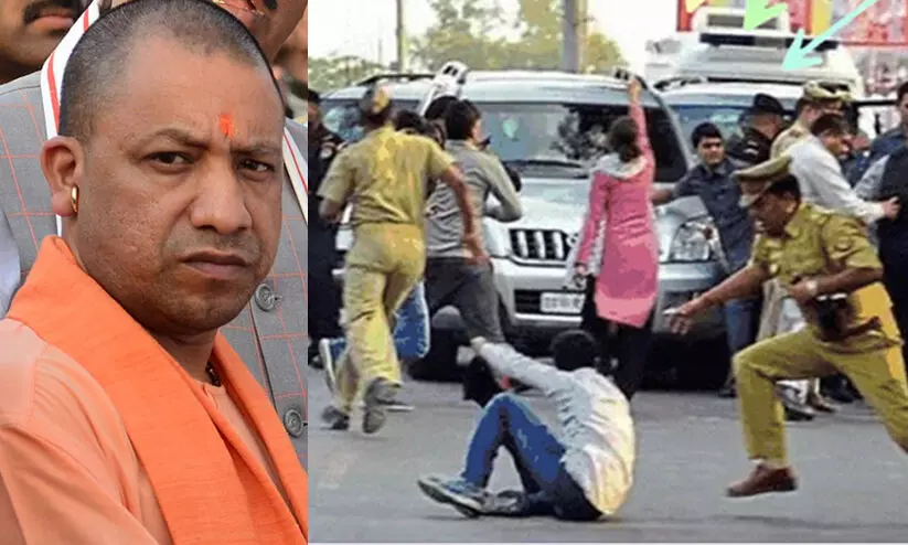 യോഗിയുടെ വാഹനത്തിന് നേരെ അക്രമം എന്നപേരിൽ പ്രചരിക്കുന്നത് പഴയ വിഡിയോ യോഗിയുടെ വാഹനത്തിന് നേരെ അക്രമം എന്നപേരിൽ പ്രചരിക്കുന്നത് പഴയ വിഡിയോ