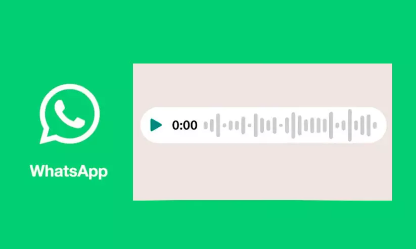 വോയിസ്​ മെസ്സേജിൽ കിടിലൻ ഫീച്ചറുമായി വാട്​സ്​ആപ്പ്​