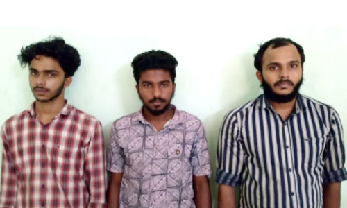 വയോധികനെ ആക്രമിച്ച മൂന്ന് യുവാക്കൾ അറസ്​റ്റിൽ