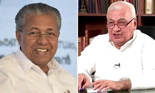 Pinarayi vijayan, Arif muhammed khan Pinarayi vijayan, Arif muhammed khan
