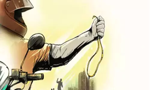 ഡെലിവറി ബോയ് ചമഞ്ഞെത്തി യുവതിയുടെ മാല കവര്‍ന്നു