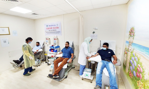 തിരുവനന്തപുരം സ്വദേശി സംഗമം രക്തദാന ക്യാമ്പ് സംഘടിപ്പിച്ചു