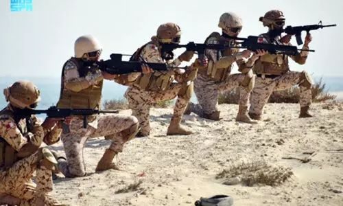 സൗദി-ബഹ്‌റൈൻ നാവിക സേനകളുടെ സംയുക്ത അഭ്യാസം സമാപിച്ചു