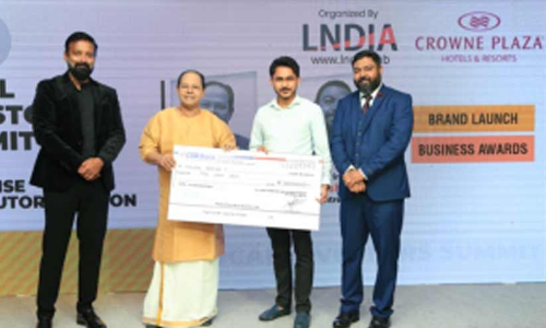 നിക്ഷേപക ഉച്ചകോടിയിൽ തിളങ്ങി കോഴിക്കോട് സ്വദേശി ഫ്രൽബിൻ റഹ്മാൻ