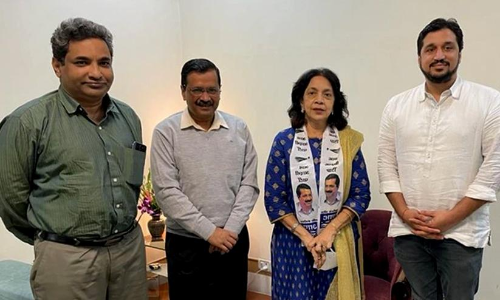 Goa BJP MLA resigns joins AAP ahead of polls