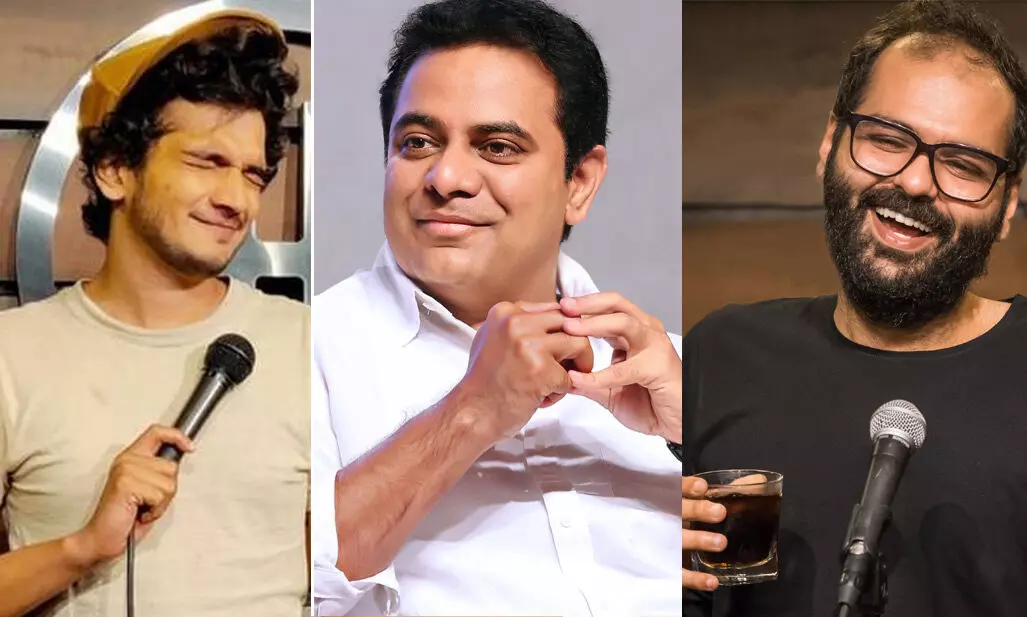 മുനവർ ഫാറൂഖിയെയും കുനാൽ കമ്രയെയും ഹൈദരാബാദിലേക്ക്​ ക്ഷണിച്ച്​ കെ.ടി.ആർ