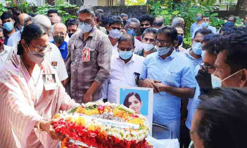 krishnapriya funeral