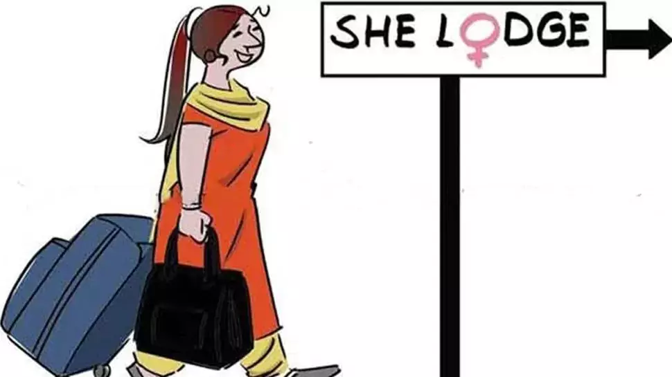 വ​നി​ത​ക​ൾ​ക്ക് രാ​പ്പാ​ർ​ക്കാ​ൻ ഒ​റ്റ​പ്പാ​ല​ത്ത് ഷീ ​ലോ​ഡ്ജ് സ​ജ്ജം