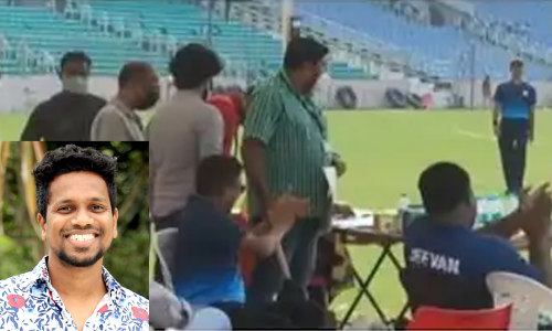 സഹപ്രവർത്തക​െൻറ ചിത കത്തുംമുമ്പേ, ക്രിക്കറ്റ് കളിച്ച് ഐ.പി.എസുകാർ