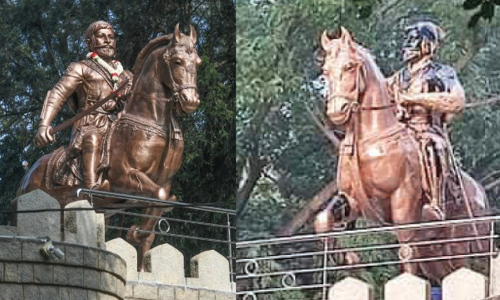 ശിവജി പ്രതിമ വികൃതമാക്കൽ: ഏഴുപേർ അറസ്​റ്റിൽ; ബി.ജെ.പിക്കെതിരെ ശിവസേന പ്രതിഷേധം