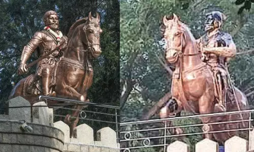 ശിവജി പ്രതിമ വികൃതമാക്കൽ: ഏഴുപേർ അറസ്​റ്റിൽ; ബി.ജെ.പിക്കെതിരെ ശിവസേന പ്രതിഷേധം