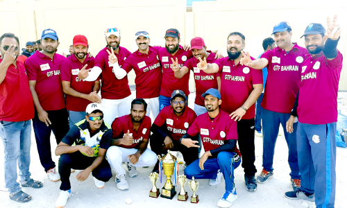 ജി.​ടി.​എ​ഫ്​ ബ​ഹ്​​റൈ​ൻ ക്രി​ക്ക​റ്റ് ടീ​മി​ന് ക​ന്നി കി​രീ​ടം