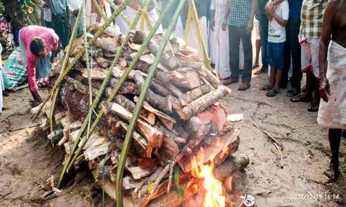 Farewell to Balu in tears