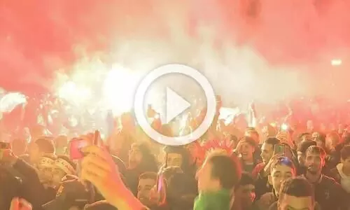 അറബ്​ കപ്പിൽ മുത്തമിട്ട് അൽജീരിയ; ആവേശക്കൊടുമുടിയിൽ ആരാധകർ