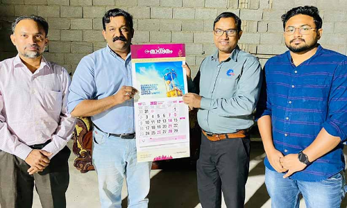 ഗ​ൾ​ഫ് മാ​ധ്യ​മം ക​ല​ണ്ട​ർ യാം​ബു​വി​ൽ പ്ര​കാ​ശ​നം ചെ​യ്തു