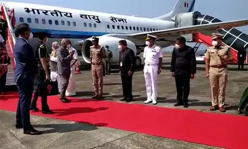 നാല് ദിവസത്തെ സന്ദർശനത്തിനായി രാഷ്ട്രപതി കേരളത്തിലെത്തി