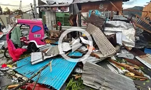 ഫി​ലി​പ്പീ​ൻ​സിനെ തകർത്തെറിഞ്ഞ്​ റാ​യി ചുഴലിക്കൊടുങ്കാറ്റ്