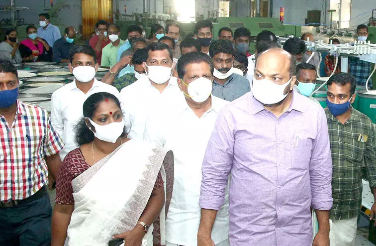 New ventures will be launched with KINFRA Minister P. Rajeev New ventures will be launched with KINFRA Minister P. Rajeev