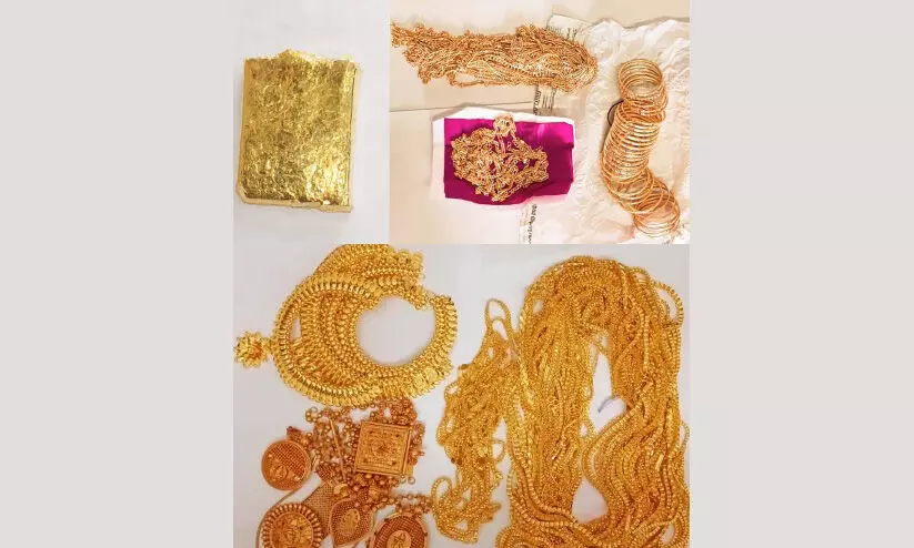 ഒന്നരക്കോടിയുടെ സ്വർണാഭരണങ്ങൾ ജി.​എ​സ്.​ടി സ്​​ക്വാ​ഡ് പിടികൂടി