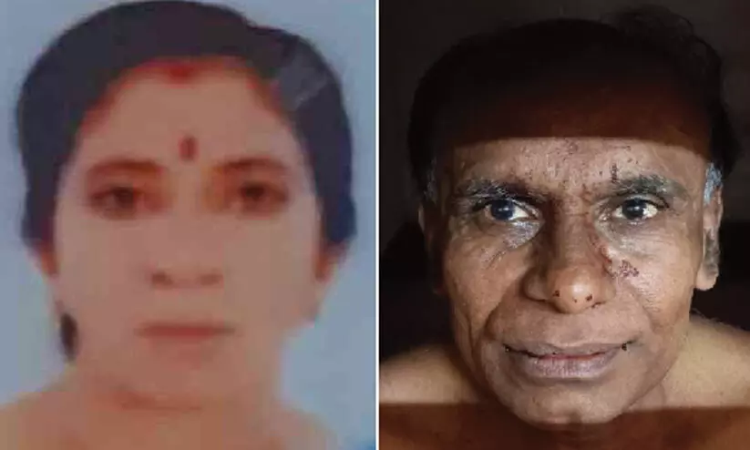 പുല്ലൂക്കരയിൽ ഭർത്താവ് ഭാര്യയെ കഴുത്തറുത്തു കൊന്നു പുല്ലൂക്കരയിൽ ഭർത്താവ് ഭാര്യയെ കഴുത്തറുത്തു കൊന്നു