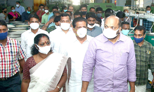 New ventures will be launched with KINFRA  Minister P. Rajeev