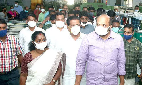 New ventures will be launched with KINFRA Minister P. Rajeev New ventures will be launched with KINFRA Minister P. Rajeev