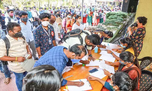 Mega Job Fair of Employment Exchange Change