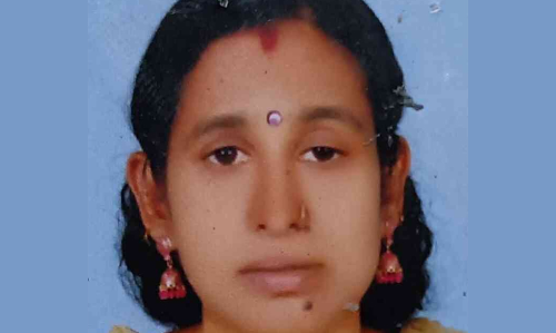 പിണങ്ങി കഴിഞ്ഞിരുന്ന യുവാവ് ഭാര്യയെ വെട്ടിക്കൊന്നു