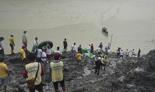 മ്യ​ാന്മ​റി​ലെ ഖ​നി​യി​ൽ മ​ണ്ണി​ടി​ച്ചി​ൽ: ഒ​രു മ​ര​ണം; നൂ​റി​ലേ​റെ പേ​രെ കാ​ണാ​താ​യി