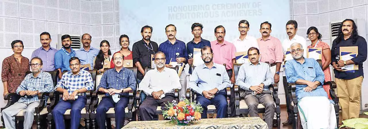 At the University of Calicut  Pratibha Puraskaragal presented gifts