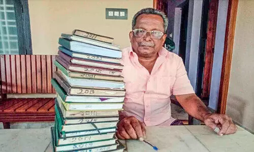 Hussein continue to write the diary