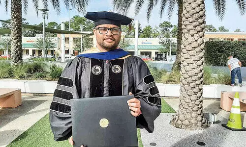 Doctorate from the United States for cheriyamundam native