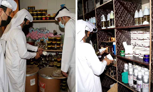 ലോ​ക​ക​പ്പ്​ ലോ​ഗോ പ​തി​ച്ച് സു​ഗ​ന്ധ​ദ്ര​വ്യ​ങ്ങ​ൾ; ന​ട​പ​ടി