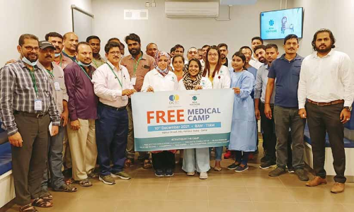 സൗ​ജ​ന്യ മെ​ഡി​ക്ക​ല്‍ ക്യാ​മ്പ് സം​ഘ​ടി​പ്പി​ച്ചു