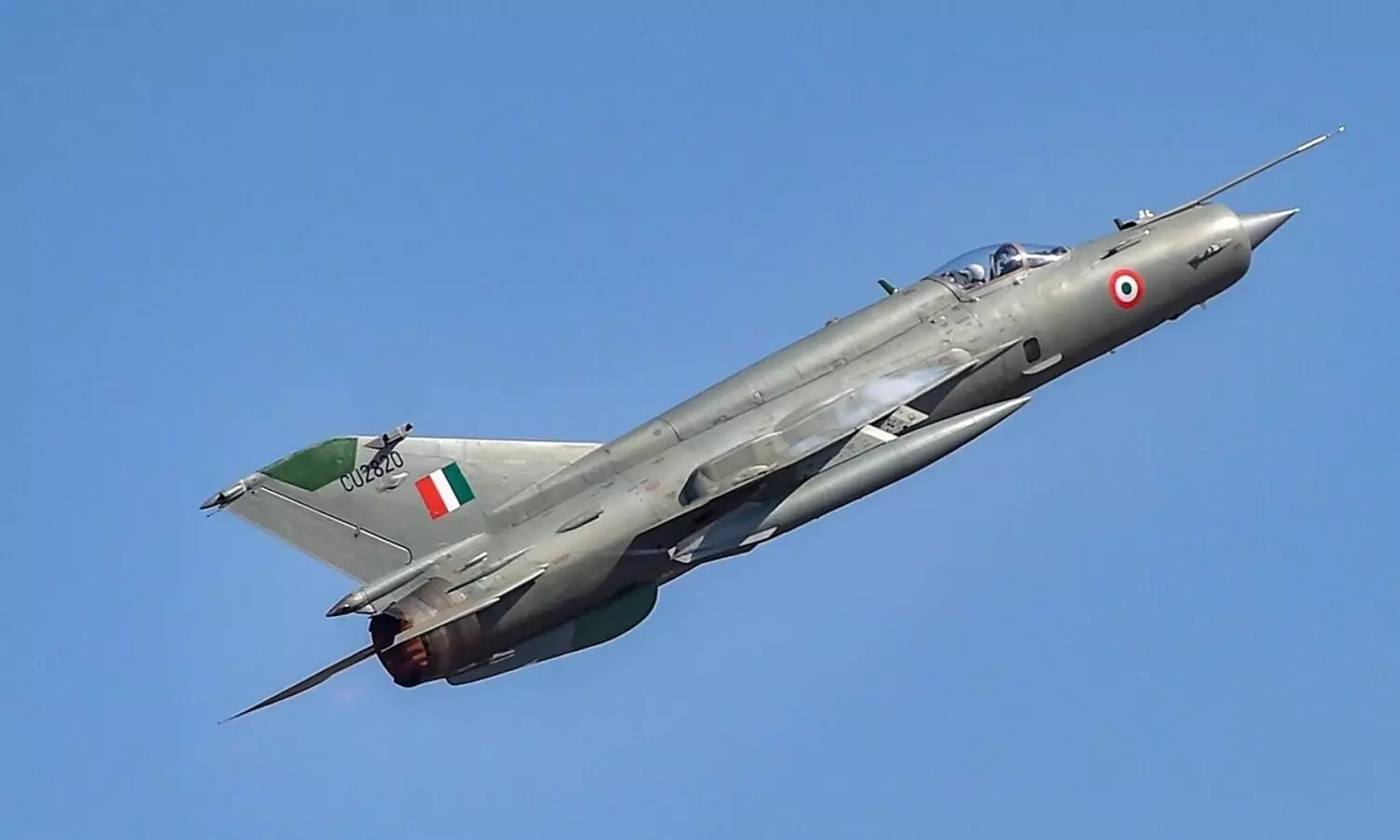 രാജസ്ഥാനിൽ മിഗ് -21 യുദ്ധവിമാനം തകർന്നുവീണ് പൈലറ്റ് മരിച്ചു