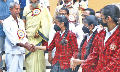 കോഴിക്കോടി​‍െൻറ സ്​നേഹമധുരം നുകർന്ന് പ​ത്​​മ​ശ്രീ​ ഹജ്ജബ്ബ