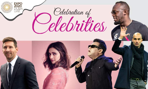 യു.​എ.​ഇ​ എ​ക്​​സ്​​പോ​യി​ലേ​ക്ക്​ സെ​ലി​ബ്രി​റ്റി​ക​ളു​ടെ​ ഒഴുക്ക്