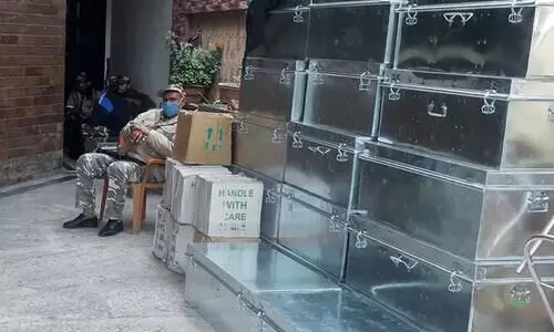 Container used to carry Rs 150 crore recovered by IT dept