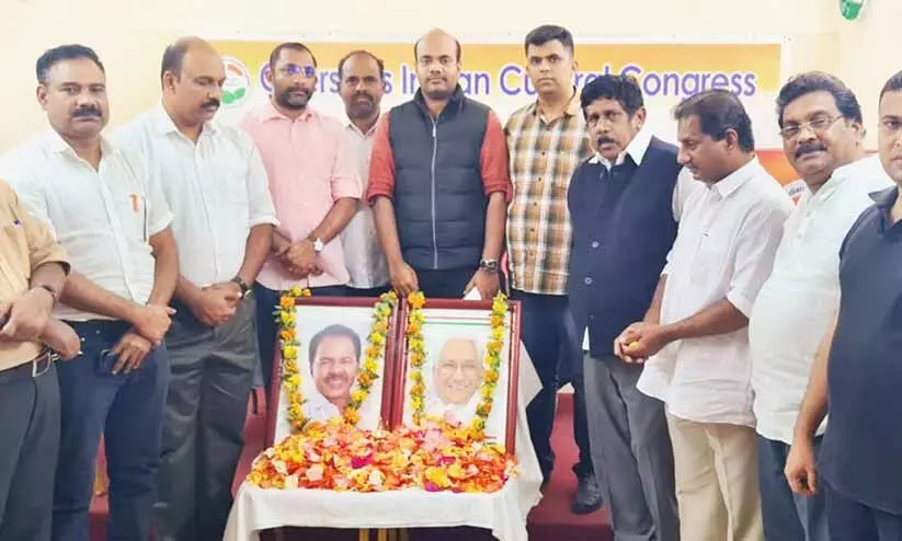 പി.​ടി. തോ​മ​സ്, കെ. ​ക​രു​ണാ​ക​ര​ൻ: ജ​ന​ഹൃ​ദ​യ​ങ്ങ​ളി​ൽ എ​ക്കാ​ല​വും നി​ല​നി​ൽ​ക്കു​ന്ന നേ​താ​ക്ക​ൾ –ഒ.​​െഎ.​സി.​സി